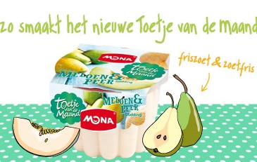toetje van de maand peer meloen