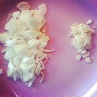 ui en knoflook