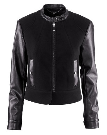 leahter jacker H&M