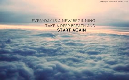 start again